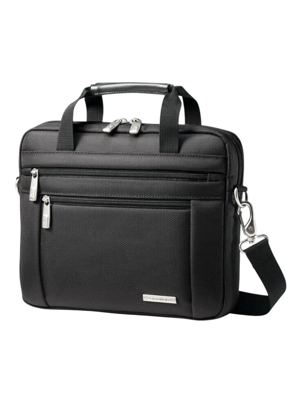 Samsonite Black Slim Laptop/Tablet Bag Lightweight & Functional Silver